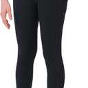 Girls Crossover Yoga Pants, Kids Athletic Leggings with Pockets, Teen Girls Dance Running Workout Leggings, M, 150