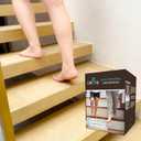 LifeGrip Stair Treads Non-Slip (20PCS), Anti Slip Transparent Stair Treads Tape for Indoor Wooden Step (4"X28"X20P-Treads) (Clear)