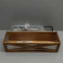 Autumn Alley Farmhouse Rustic Towel Rack Shelf Holder - Wood Towel Rack Basket Storage - Farmhouse Towel Holder for Rustic Bathroom and Farmhouse Kitchen Dcor - Wall Mounted, Galvanized, Rustic Brown