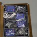 LUGGEX TSA Locks for Luggage, Suitcase Locks TSA Approved, Luggage Locks, Ease of Use & Durable(Blue,4 Pack)