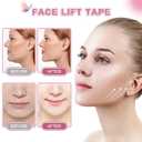 180PCS Face Lift tape Invisible, Face Lift Tape with 8 bands, Neck Tape Lifting Invisible - Waterproof Instant V-Shaped Lifting Patches for Sagging Skin, Eyes, Double Chin & Wrinkles