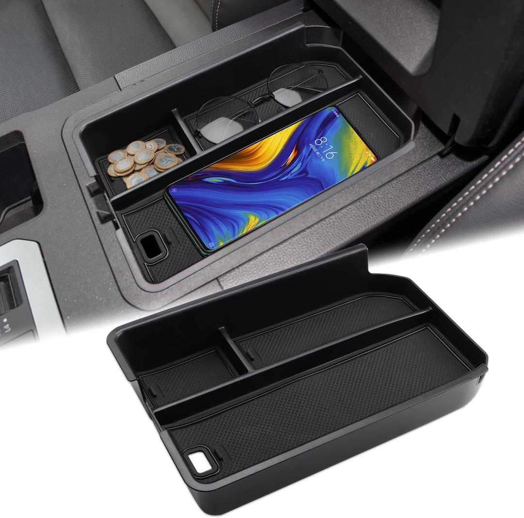MARCHFA Center Console Organizer Tray Compatible for 2024 2025 Toyota Land Cruiser 250 Prado J250 LC250 Accessories Armrest Storage Box Insert Tray Organizer (Not fit for the armrest with cool box)