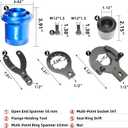 DPTOOL Rear Drive Axle Differential Installer Remover Tool Kit Compatible with BMW E70 E90 E91 E92 X3 X5 X6 RWD 4WD Replace 335040 335050 335060 335080 230020