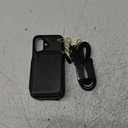 Bocasal for MagSafe Crossbody Wallet Case Compatible with iPhone 16, RFID Blocking Protective Purse Case with Card Slots Holder Kickstand Wrist Strap Lanyard Zipper 6.1 Inch 5G (Black)