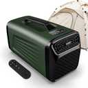 5200 BTU Portable Tent Air Conditioner for Camping, 4-in-1 Air Conditioner for Outdoor Indooer Using, 400W Consumption Quiet Small AC Unit for RV, Truck, Garage(Green)