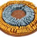 Cookie Snuffle Mat for Dogs, Medium Dog Snuffle Mat 18.9”x18.9”, Keep Them Busy Enrichment Tool & Slow Feeder, Multiple Types, Durable, Machine Washable, Ideal for All Breed Sizes