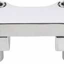 TDZ 1 1/4 inch Chrome Handlebar Risers Kit for Harley Fat Boy Softail Dyna Sportster Road King 1.25" Ape Hanger Beach Handlebar (rise height2" for 1.25" Handlebar)