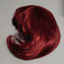 Wine Red Bob Wig With Bangs 12 Inch Burgundy Wig Short Synthetic Fiber Bob Wigs for Women Short Bob Wigs and Halloween Cosplay Wig for Daily Life Colorful Wigs With One Cap (Wine Red)