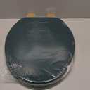 Dark Green Elongated Toilet Seat Natural Wood Toilet Seat with Zinc Alloy Hinges, Easy to Install also Easy to Clean, Scratch Resistant Toilet Seat by Angol Shiold (Elongated, Dark Green)