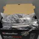 Mueller Multistick 5-in-1 Immersion Blender Handheld,12 Speed Hand Mixer-Turbo Boost,Heaviest Duty Copper Motor,Titanium reinforced Blades Hand Blender,Milk Frother Wand,Whisk,Beaker,Chopper,Grey (Gray)