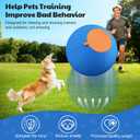 Happypaw 3.0 Upgrade 25'' Herding Ball for Dogs Enhanced Chew Resistance & Heavy-Duty Material, Dog Toy Agility Equipment for Australian Shepherds, Collies, Includes 5 Repair Patches