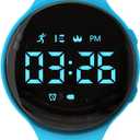 Non-Bluetooth Led Fitness Tracker Watch,Digital Pedometer Watch,with Step Counting/Distance/Calories/Stopwatch/Alarm Clock, Great Gift for Kids Teens Girls Boys Xmas