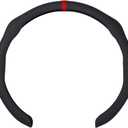 Car Steering Wheel Cover Napa Leather Non Slip Vehicle Steering Wheel Cover Protector Quick Install Comfy Automotive Interior Decor Universal fit 14 -15 inches Car Pickup SUV