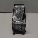 TomCare Extra Large 11'' Sink Caddy With Drain Tray Non-slip Kitchen Sink Organizer With 2 Adjustable Dividers High Brush Holder Rustproof Sponge Holder Kitchen Storage Accessories for Counter (Black)