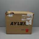 Ayleid Retractable Garden Hose Reel,1/2 in x 100 ft Wall Mounted Hose Reel, with 9- Function Sprayer Nozzle, Any Length Lock/Slow Return System/Wall Mounted/180Swivel Bracket (Gray)