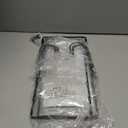 2 Pack Pot Lid Organizer Rack, 6-Tier Pot Lids Holder for Cabinet Door/Wall, No Drilling Adhesive Wall/Door Mounted Rustproof Pot and Pan Cover for Kitchen Storage, Classic Black