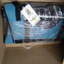 PetAmi Airline Approved Pet Carrier for Cat, Soft Sided Dog Carrier for Small Dog, Cat Travel Supplies Accessories Indoor Cat, Ventilated Pet Carrying Bag Medium Large Kitten Puppy, Large Heather Blue