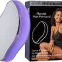 Crystal Hair Eraser,Upgraded Painless Crystal Hair Remover,Effective Nano Glass Hair Removal Device and Skin Exfoliation,Body Epilator for Women and Men(Violet)