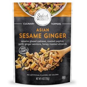 Asian Sesame Ginger Salad Topping, 4oz, Non GMO, No Artificial Flavors or Colors (EXP 05/08/26)