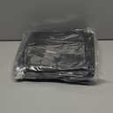 5 Pack 40-inch Suit Bag Garment Bag for Travel and Storage, Garment Bags for Hanging Clothes with Zipper and Visible Transparent Window, Black