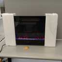 Electric Fireplace Insert 30" Realsmart 1500W Wall Mounted Fireplaces Recessed Heaters,Fit for 2 X 6 stub, Remote Control Slim Black Fireplace Touch Screen Timer 12 Flame Colors LED Decor Low Noise