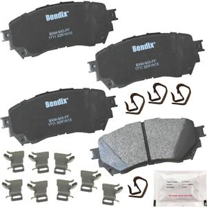 Bendix Priority1 CFM1711 Semi-Metallic Front Brake Pads for Mazda 6 2021-2014