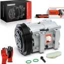 A-Premium A/C Compressor with Clutch Compatible with Ford Focus 2.0L 2000-2002, for DOHC model Only, Not fit SOHC model