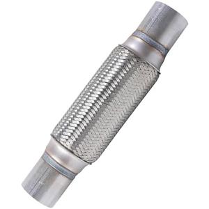 UNLRAE Flex Pipe,Heavy Duty Exhaust Flex Pipe,Car Accessories Stainless Steel Flexible Exhaust Pipes,Universal Muffler Tube Automotive Replacement,Suitable for Most Cars,Trucks (2"x8"/12")