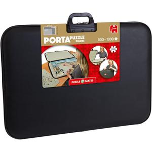 Jumbo, Puzzle Mates, Portapuzzle Deluxe - Standard 1,000 Piece Jigsaw Storage Board Case, Jigsaw Puzzle Accessories, 500-1000 Piece Puzzle Storage
