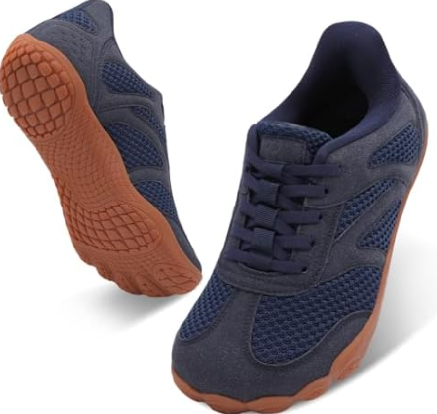 Dannto Men Barefoot Walking Shoes Minimalist Sneaker Zero Drop with Wide Toe Box for Trail Running and Gym Fitness, 10.5