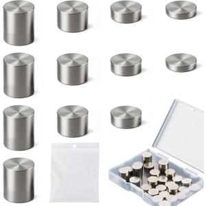 Tungsten Weights, 42 Pcs 3.25 Oz Cylindrical Pinewood Derby Car Kit, 4 Different Sizes of Incremental Cylinders with Case, 3/8 Inch