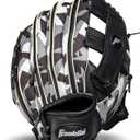 Franklin Sports Kids-Baseball Gloves - RTP Child's Tball Glove - Boys + Girls Teeball Mitt Set - Kids + Toddler - Right Hand Throw - 9.5" (Black/White)