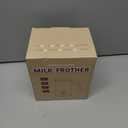 Milk Frother, 4-in-1 Electric Milk Steamer, 350ml/11.8oz Automatic Frother Machine for Coffee, Warm and Cold Foam, Temperature Control for Latte, Cappuccino, Hot Chocolate (Black)