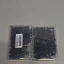 Mellewell #10 x 1 Pan Head Self Tapping Screw, Pan Head Sheet Metal Screws Wood Screws, Black Finish Stainless Steel 304 (18-8), 100 Pack, Set of 2