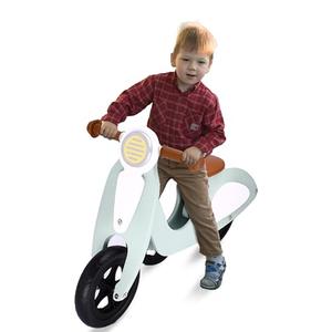LAVA Sport | Wooden Balance Bike - Vespa Scooter Design - Mini Motor Bike for Children - Adjustable Seat - Quality Toy Material - Grows with Your Toddler - Fun First Riding Experience (Mint)
