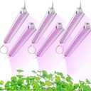 Grow Light for Indoor Plants, 4ft T8, 270W (6 x 45W), Super Bright Full Spectrum Sunlight LED Grow Lights, 6-Pack