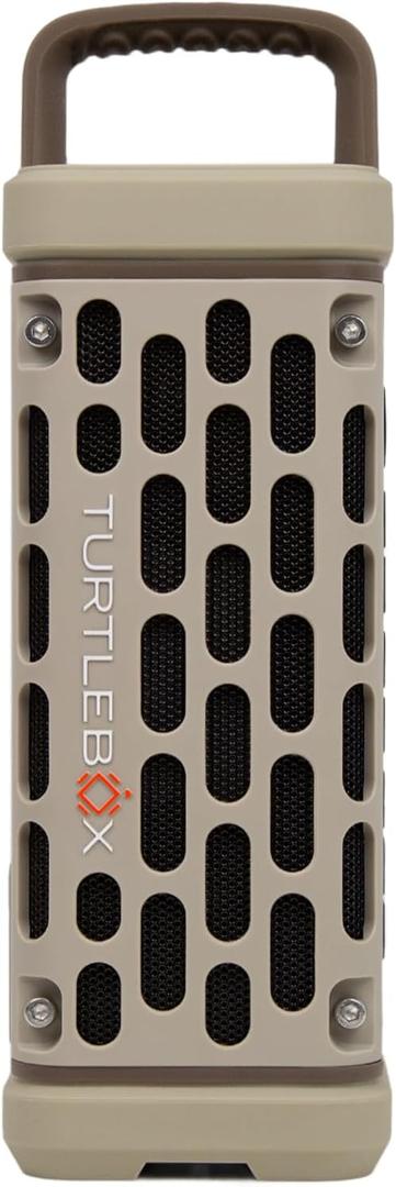 Turtlebox Ranger Bluetooth Speaker. Ultra-Portable, Waterproof, Tan