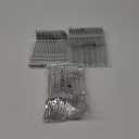 90PCS Silver Plastic Silverware - Heavy Duty Silver Disposable Cutley - Fancy Plastic Utensils Flatware Include 30 Forks, 30 Spoons, 30 Knives for Catering, Parties, Dinners, Weddings