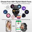 ICOMTOFIT Smart Watches for Women, Fitness Tracker with Heart Rate & SpO2 Monitor, IP67 Waterproof Activity Tracker for Men & Women, Smart Watch for iPhone & Android