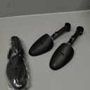 ZJHSXDR 2 Pairs Plastic Shoe Tree Stretcher Shaper for Men (Black)