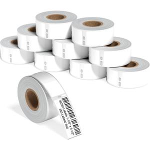 Compatible with Dymo Labels 30252 Address Labels 1-1/8 x 3-1/2 Work with Dymo 450, 450 Turbo, 4XL, 400, Label Printers (10 Rolls /3500 Labels)
