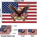 250th Anniversary USA Flag, Double Sided 3 Ply 3*5 ft, American 250th Flag for Outside, Heavy Duty, Patriotic Flags, 4th of July Decorations, 250th Birthday Flag, 1776 Flags with Grommets (Style 2)