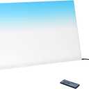 Aquarium Backlight Screen-Fish Tank Background Light,for Rimless Aquarium,Ultra-Thin 6mm Gradient Colors Panel, RGB Series, Size: 35.4W×17.7H in(90x45cm)