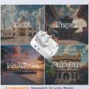US to India Plug Adapter 2 Pack, TESSAN Type D Travel Adapter with 4 Outlets 3 USB (2 USB-C), Power Adaptor for US to India Nepal Maldives Pakistan Bangladesh Sri Lanka Bhutan Yemen