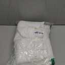 RYB HOME White Curtains Sheer - Linen Texture Sheer Window Covering, Light & Airy Translucent Panels for Bedroom Living Room Patio Glass Door, 52 inch Width x 95 inch Length, Set of 2