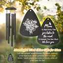 Gifts for Mom, 25''Wind Chimes Black, Mother Birthday Gifts for Mom from Daughter Son, Mother's Day, Thanksgiving, for MomsMoms Gift Ideas for Birthday Decorations