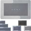 Modernized Magic Mat Bathroom, Modernized Bath Mat, Modernized Magic Bath Mat, The Magic Mat, Modernized Magic Mat Kitchen, Bathroom Mat Quick Dry (Grey,15.74 * 23.62 in) (Gray)