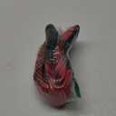 Xizopucy Black and Red Steering Wheel Cover Microfiber Leather Sporty Car Accessories for Men and Women,Breathable Non-Slip Universal Fit 14 1/2-15 Inch