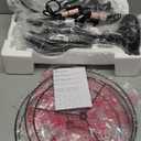 27'' Black Table Lamps Set of 2, 3 Way Touch Control Living Room Lamps with USB A+C Ports, Modern Bedside Lamps, Elegant Metal Nightstand Lamps for Bedroom Office End Table Decoration