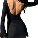 Women Summer Sexy Dress Halter Sleeveless Bodycon Casual Party Tank Top Dress Straps Midi Spaghetti Dress, S